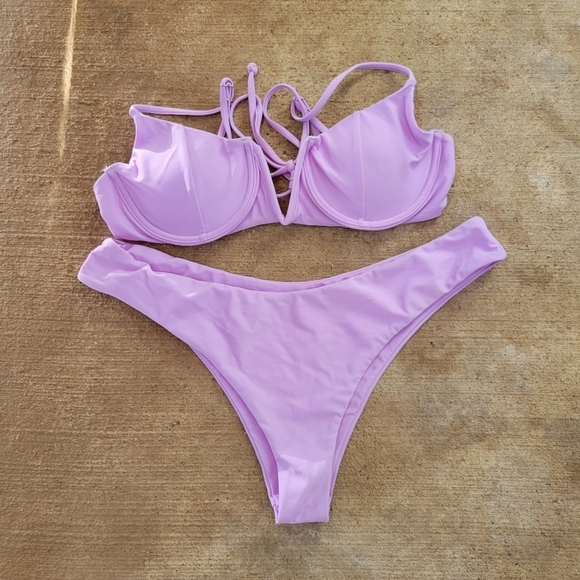 Other - Size Large Boutique Cheeky Lavender Swimsuit